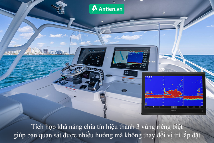 Làm chủ mọi góc quét với khả năng chia tín hiệu thành 3 vùng riêng biệt