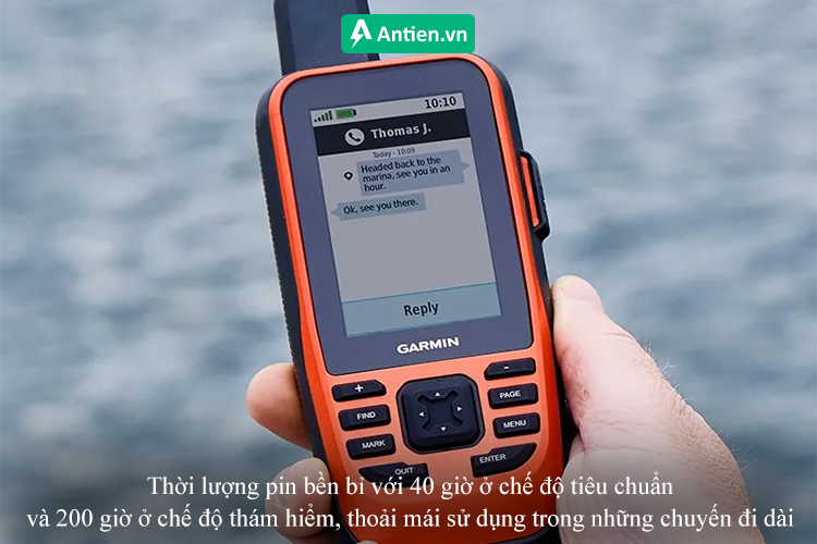 Thời lượng pin bền bỉ cho những chuyến đi dài