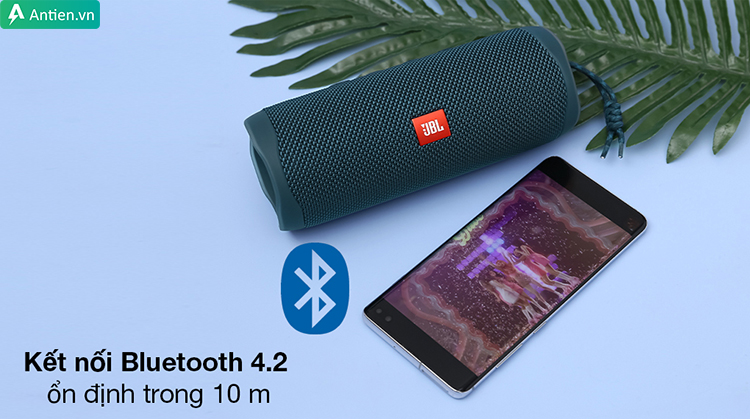 Loa di động Flip 6 trang bị công nghệ kết nối Bluetooth từ 4.2 lên 5.1