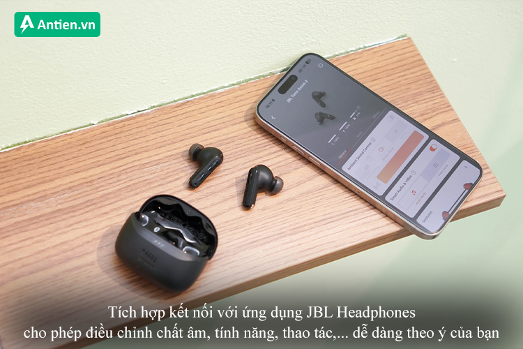 Tùy chỉnh chất âm theo sở thích với ứng dụng JBL Headphones