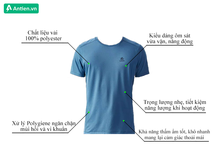 Thông tin sơ lược áo thể thao nam Kailas Functional T-shirt