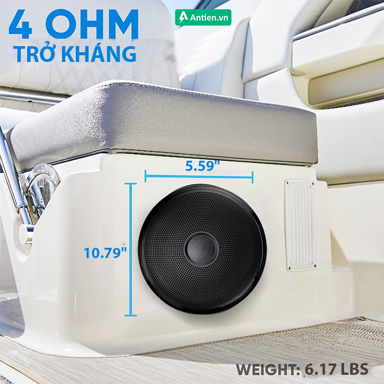 Dòng loa trầm XS 10'' sở hữu form dáng gọn dàng với tính thẩm mỹ cao