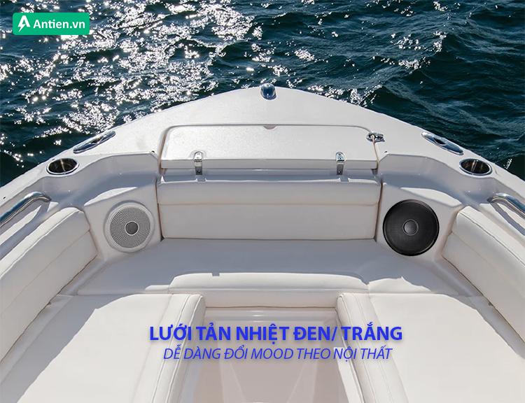 Đổi mood theo nội thất thuyền với lưới tản nhiệt đen/trắng dễ thay thế