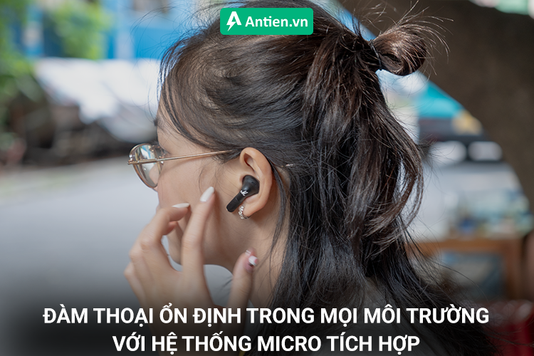 Đàm thoại ổn định trong mọi môi trường với hệ thống micro tích hợp
