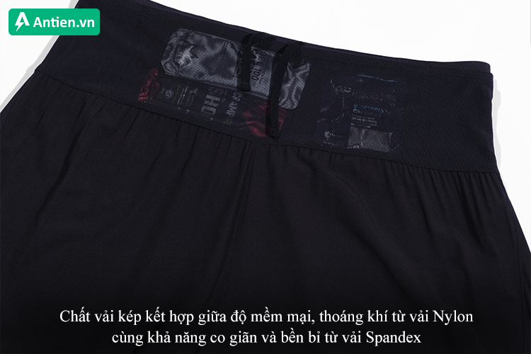 Chất vải kép từ Nylon và Spandex cung cấp độ mềm mại, thoáng mát