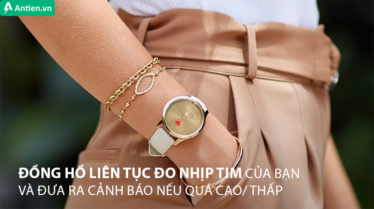 Đồng hồ đo nhịp tim ngay trên cổ tay, ngay cả khi chơi thể thao