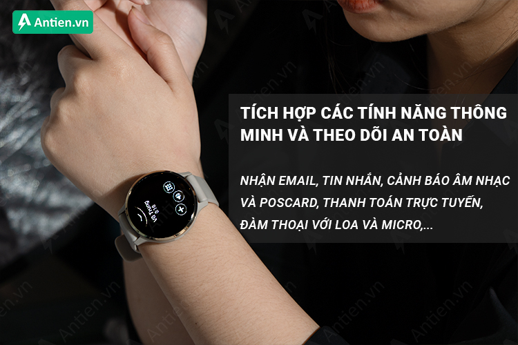 Cả Garmin Venu 3 và Apple Watch 9 đều sở hữu các tính năng kết nối thôn minh và theo dõi an toàn