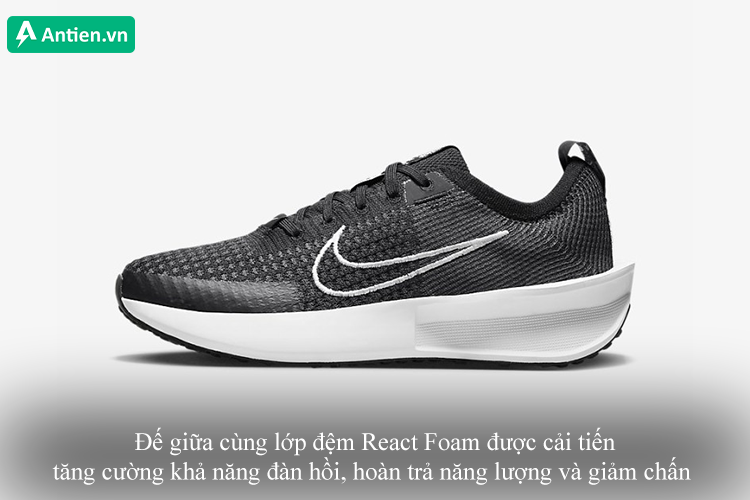 Đệm React Foam tăng cường khả năng đàn hồi và giảm chấn cho chân