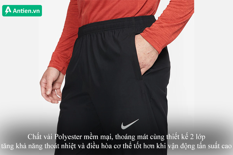 Chất vải Polyester với độ mềm mại và khả năng thoáng nhiệt và khô ráo nhanh chóng