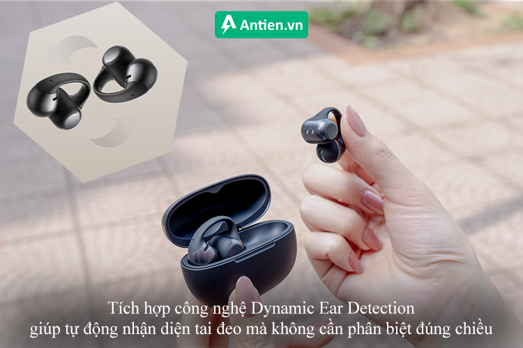 Tự động điều chỉnh theo tai mà không cần phân biệt trái phải