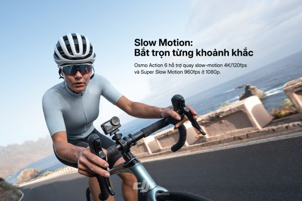 DJI Osmo Action 6 hỗ trợ slow motion 4K và siêu chậm đầy sáng tạo