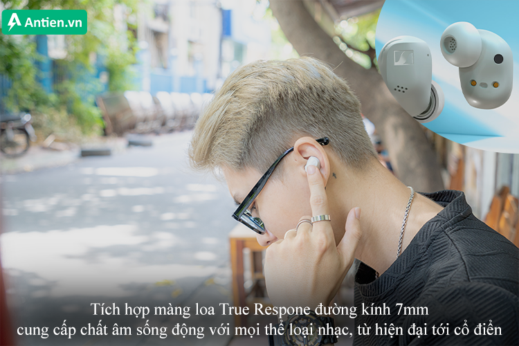 Chất âm sống động với màng loa 7mm