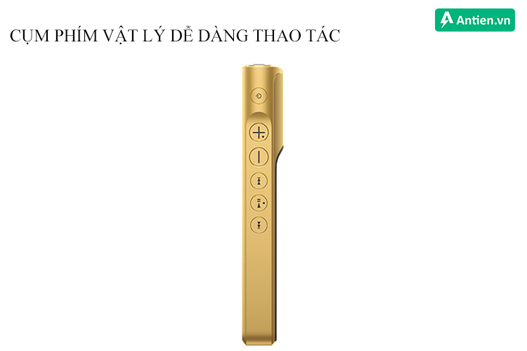 Cụm phím vật lý dễ dàng thao tác