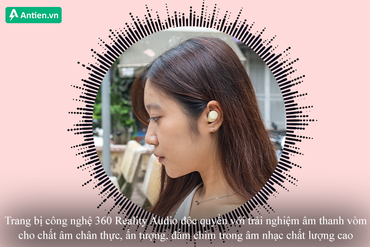 Công nghệ 360 Reality Audio cho âm thanh vòm đặc sắc, chân thực và mê đắm