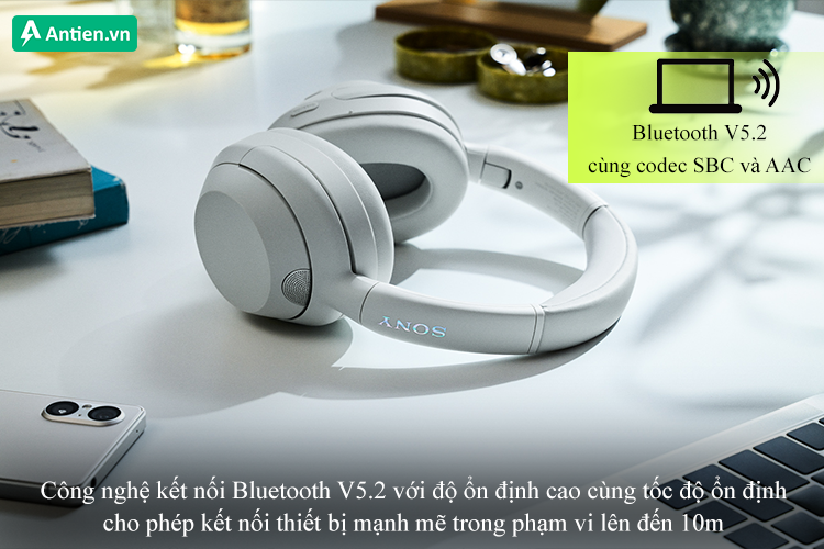 Kết nối nhanh chóng, mạnh mẽ với công nghệ Bluetooth V5.2