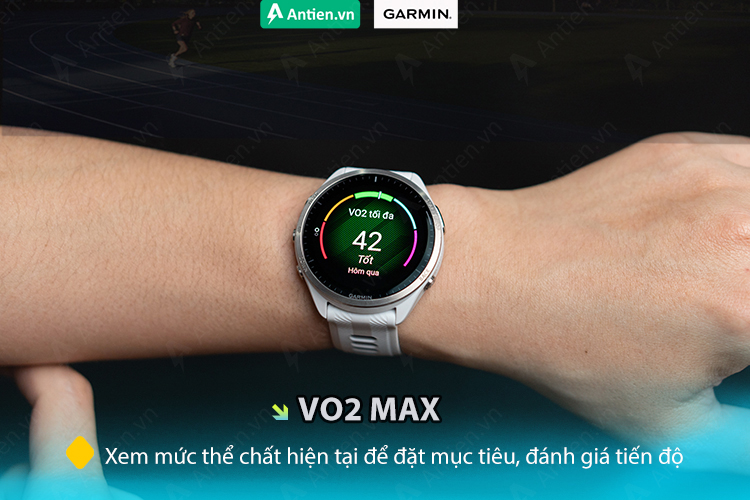 Đồng hồ Garmin tương thích tự động ước tính VO2 max trong các hoạt động bằng cách sử dụng phương pháp do Firstbeat Analytics
