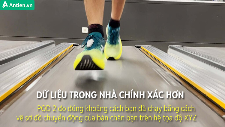 Cảm biến POD 2 khiến thông số khoảng cách trong nhà trở nên đáng tin cậy