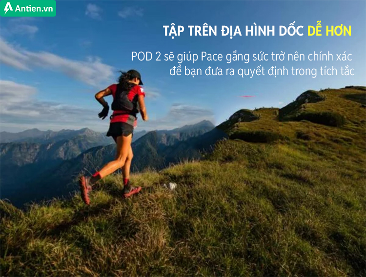 POD 2 giúp Pace gắng sức của bạn phản hồi nhanh chóng để có quyết định tức thời