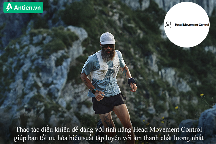 Tối đa hóa hiệu suất với tính năng điều khiển tai nghe bằng cử chỉ đầu tiện lợi