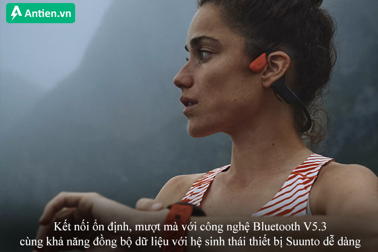 Kết nối ổn định với chuẩn Bluetooth V5.3 cùng khả năng đồng bộ dữ liệu dễ dàng với hệ sinh thái Suunto