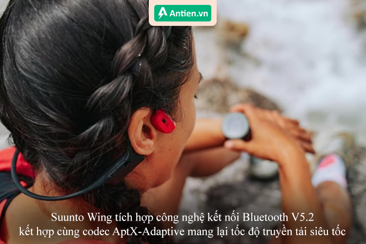 Tích hợp Bluetooth V5.2 cùng codec AptX-Adaptive cung cấp chất lượng truyền tải cao cấp