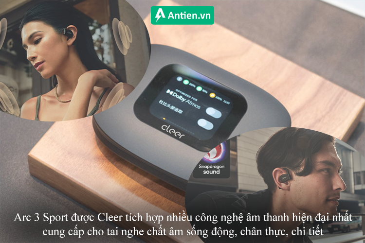 Arc 3 được trang bị nhiều công nghệ âm thanh hiện đại cho chất âm sống động, chân thực