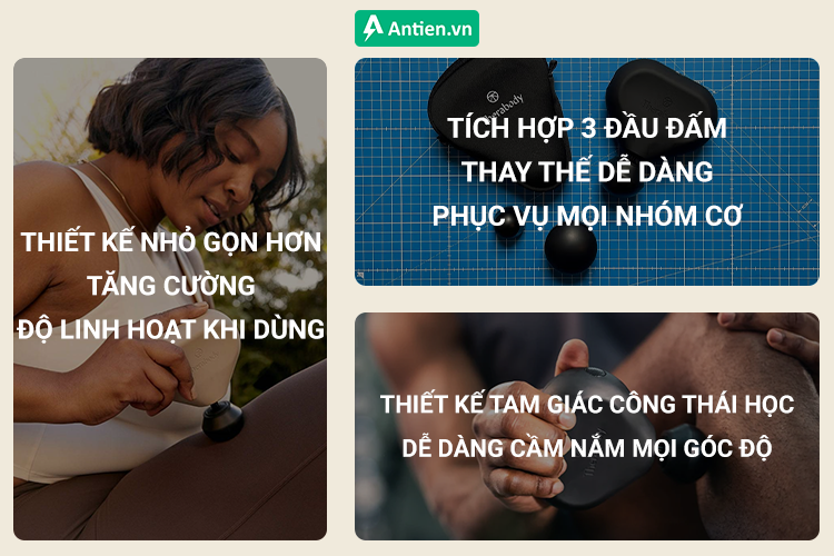 Thiết kế nhỏ gọn, thoải mái mang theo