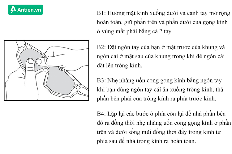 Hướng dẫn tháo tròng kính Tifosi Sledge Black Matter