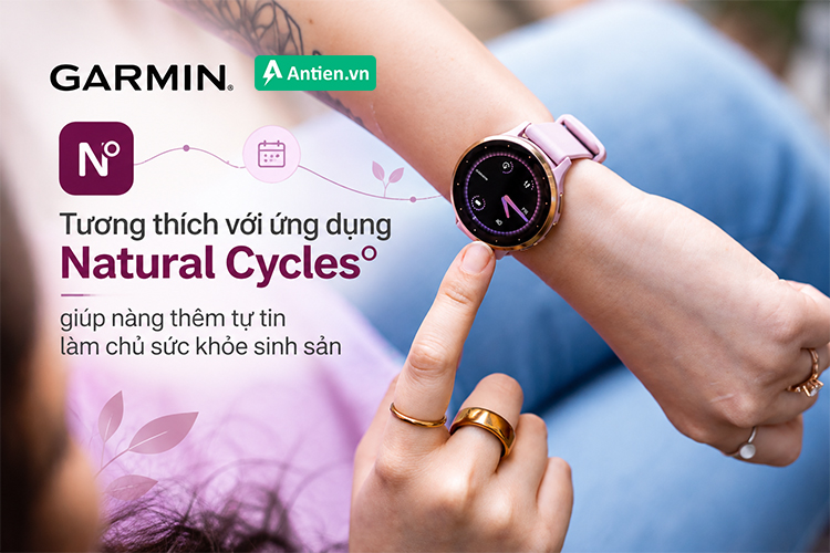 Kết nối ứng dụng Natural giúp theo dõi kinh nguyệt, lên kế hoạch mang thai hoặc tránh thai