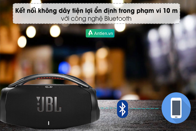 Kết nối không dây Bluetooth 5.3 cho tốc độ truyền phát ổn định, mượt mà, ít độ trễ