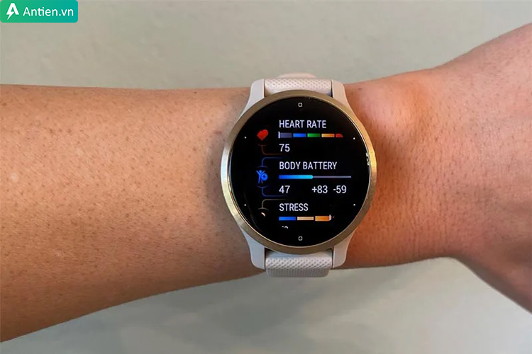 Garmin Venu 2 theo dõi và chăm sóc sức khỏe tiên tiến