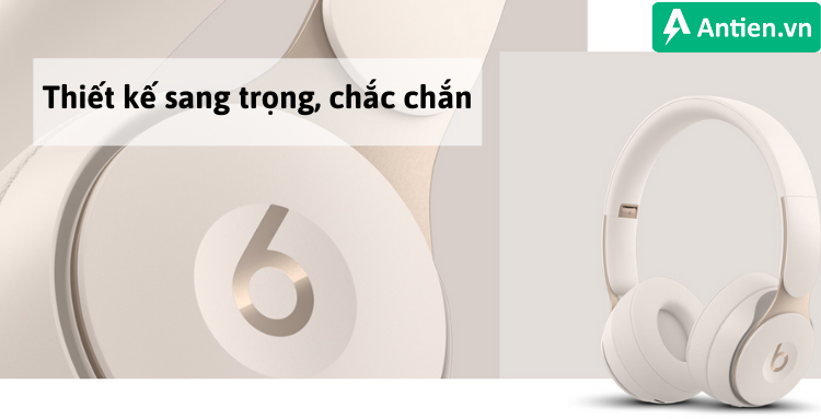 Tai nghe chống ồn Beats Solo Pro có thiết kế sang trọng