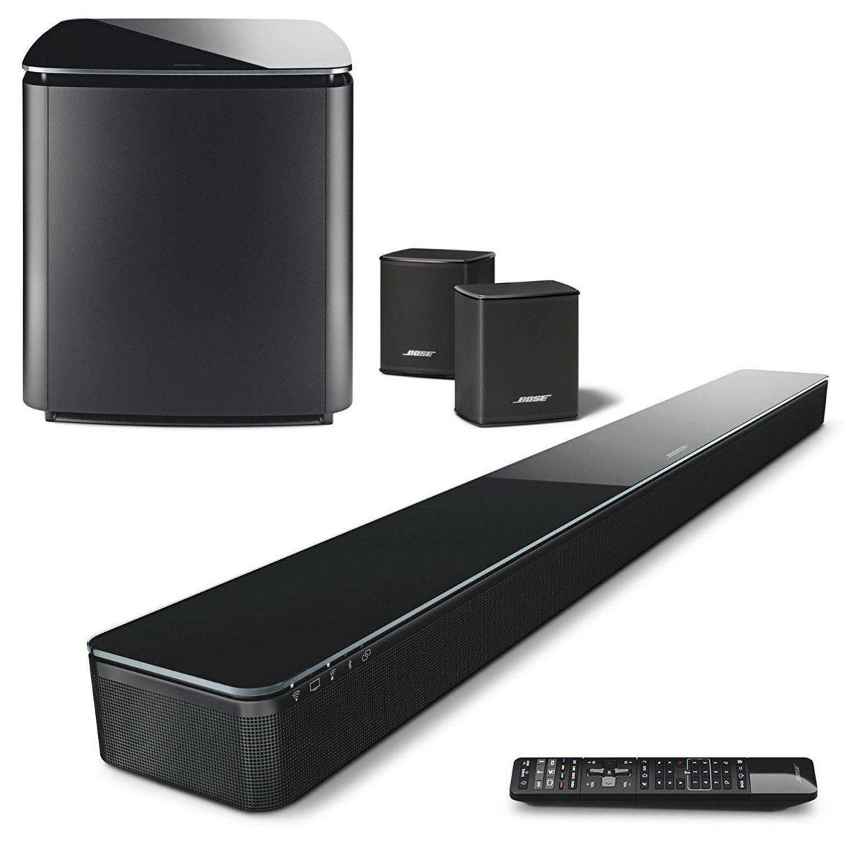 Hệ thống dàn âm thanh hoàn thiện với Soundbar SoundTouch 300, Bose Acoustimass 300 và Bose Acoustimass 300