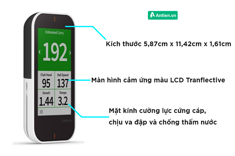 Thiết bị tập luyện Garmin Approach G80, Golf GPS | antien.vn