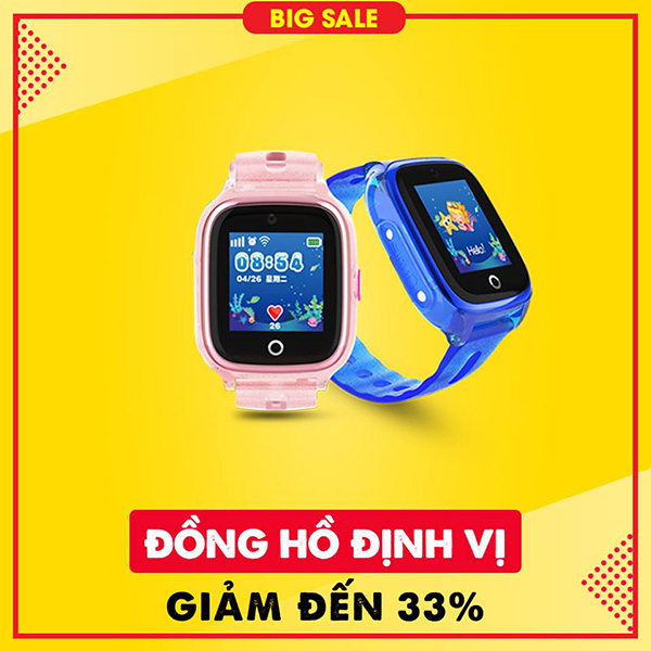 Đồng hồ định vị trẻ em giảm đến 33%