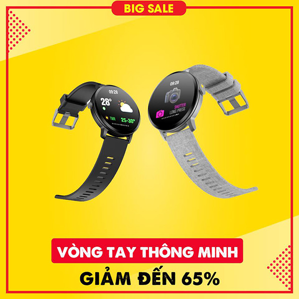 Vòng tay và đồng hồ thông minh giảm đến 65%