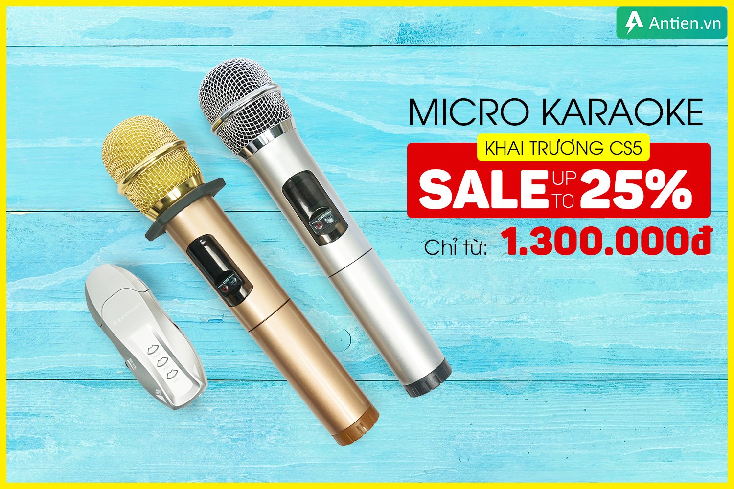 Micro karaoke giảm đến 25%