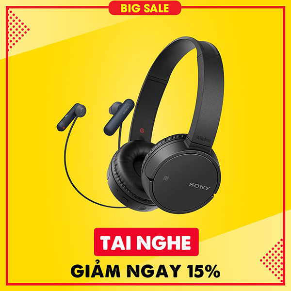 Tai nghe bluetooth giảm 15%