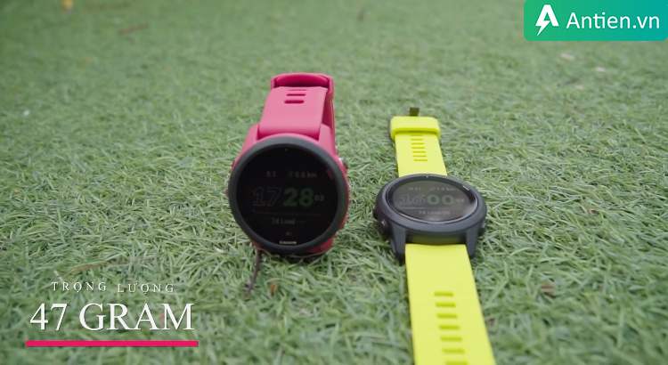 Garmin Forerunner 745 chỉ nặng 47 g