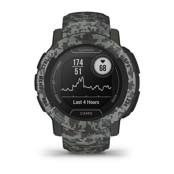 Đồng hồ thông minh Garmin Instinct 2 Camo Graphite Edition pin lên tới 28 ngày