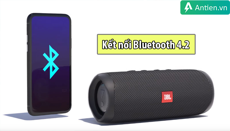 Loa di động JBL Flip 5 sử dụng Bluetooth mới nhất 4.2