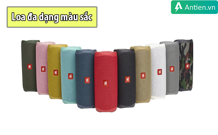 JBL Flip 5 có nhiều màu sắc