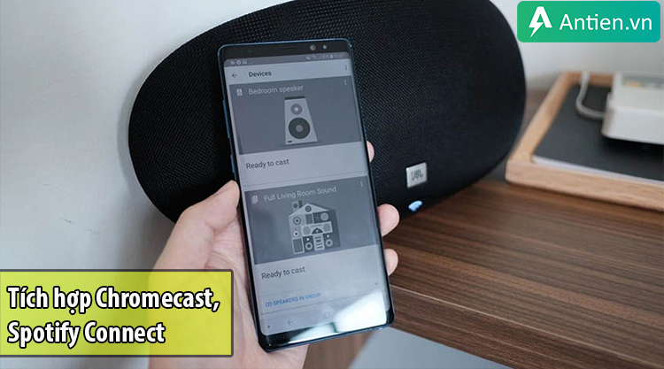Loa thông minh JBL Playlist hỗ trợ phát bằng Chromecast, Spotify Connect