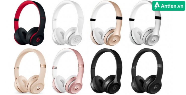 Tai nghe Beats Solo 3 Wireless với nhiều màu sắc trẻ trung