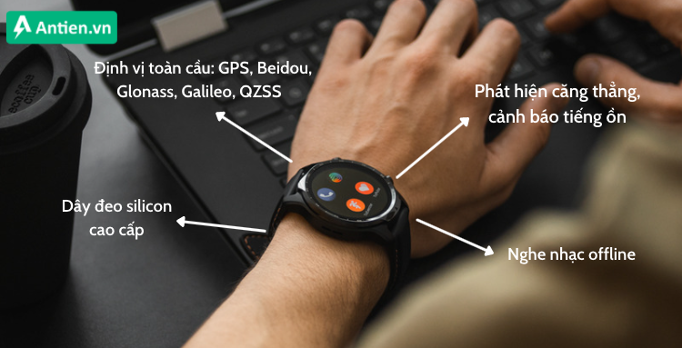 Ticwatch Pro 3 GPS có thêm nhiều tính năng thú vị, đặc biệt là hệ thống định vị