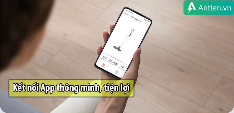 Kết nối máy hút bụi Roidmi X20 với App