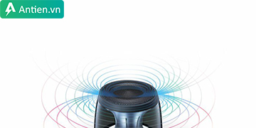 Tận hưởng âm thanh năng động với công nghệ loa 360 độ lan tỏa