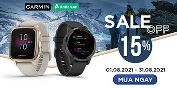 THÁNG 08.2021: SALE OFF 15% GARMIN CHÍNH HÃNG