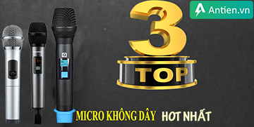 Top 3 MIC KARAOKE KHÔNG DÂY nhất định phải sở hữu cho chiếc loa Bluetooth của bạn