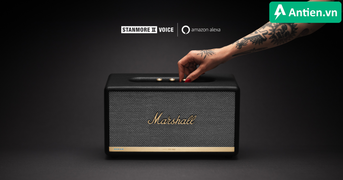 loa Marshall Stanmore II With Amazon Alexa sử dụng công nghệ trợ lí ảo Alexa